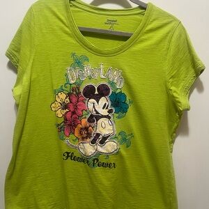 Disney Lime Green T-Shirt
